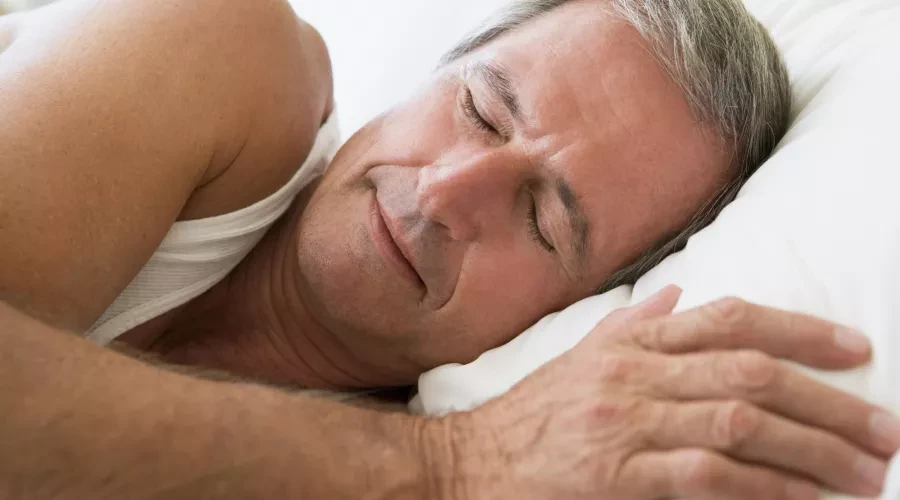 man sleeping