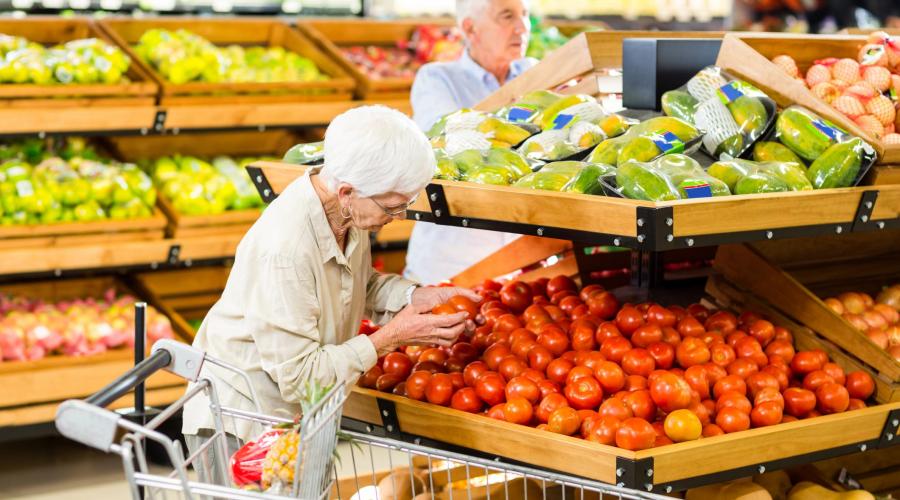 organic grocery shopping