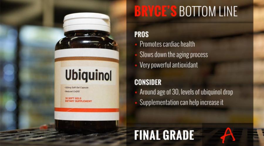 Bryce Wylde from The Dr. Oz Show Scores Ubiquinol an A