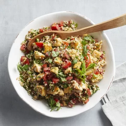 Tabbouleh with Pan-Seared Chicken