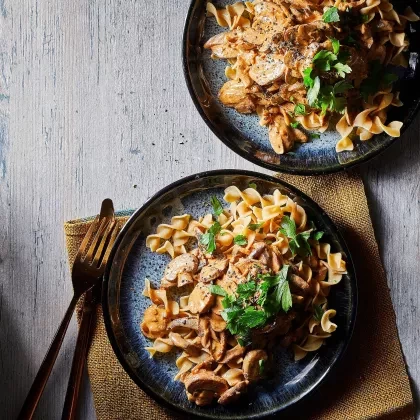 Vegetarian Mushroom Paprikash