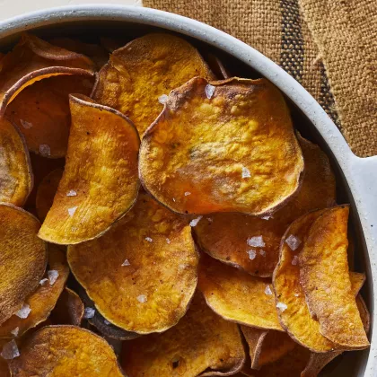 Air-Fryer Sweet Potato Chips