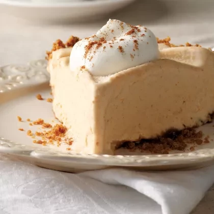 Frozen Pumpkin Mousse Pie