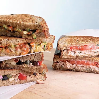 Mediterranean Tuna Panini | Ubiquinol