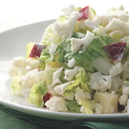 Creamy Chopped Cauliflower Salad